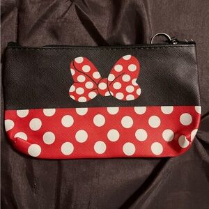 Disney Black and Red Polka Dot Clutch with Bow